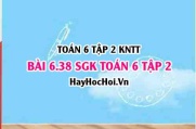 Bài 6.38 SGK Toán 6 tập 2 Kết nối tri thức